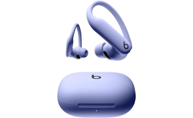 Beats Powerbeats Pro 2 - Wireless Noise Cancelling Workout Earbuds with Secure- Fit Earhooks, Up to 45-Hour Battery with Charging Case, Sweat & Water Resistant, Heart Rate Monitoring - Hyper Purple